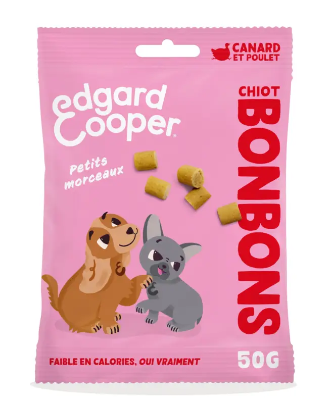 Edgard & Cooper – Bonbons Chiot Canard & Poulet – 50g Prix Choc