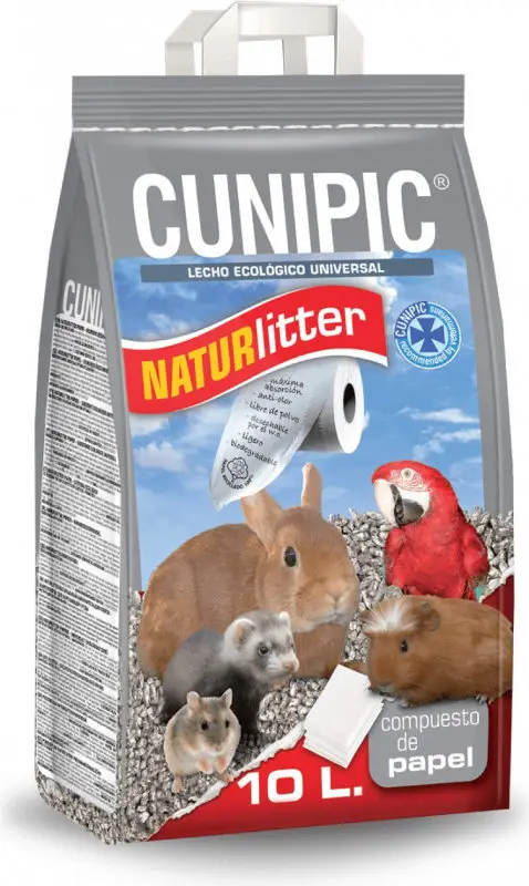Cunipic – Liti&egrave;re Naturlitter Papier pour Rongeurs – 10L Achetez Aujourd&rsquo;hui