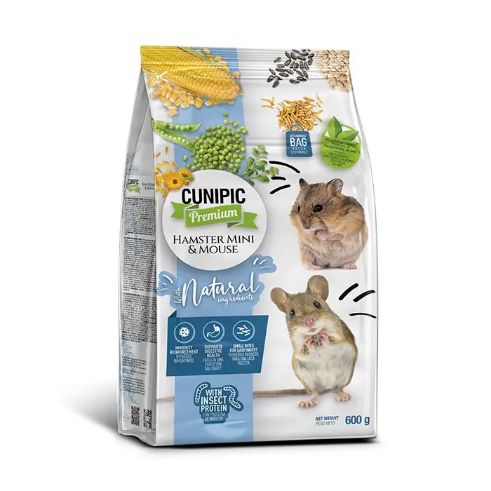 Cunipic - Aliment Natural pour Hamster Mini et Souris - 600g Meilleure Vente
