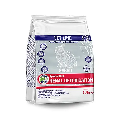 Cunipic – Aliment Vet Line D&eacute;toxication R&eacute;nale pour Lapins – 1.4 kg Promotion