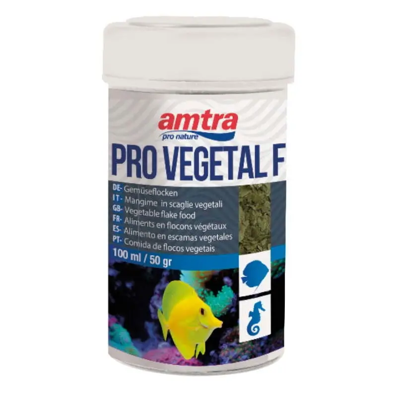 Amtra - Aliment Pro Vegetal Flake pour Poissons Tropicaux Réduction