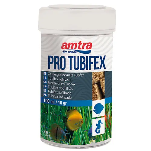Meilleur Prix Amtra - Aliment Pro Tubifex pour Poissons Tropicaux - 100 ml