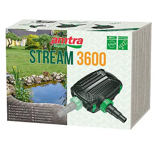 Authentique Amtra – Pompe Professionnelle Pond Stream 10000 pour Bassin – 80w