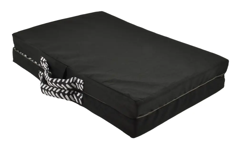 Bobby - Matelas Pliable Nature Noir pour Chiens Nouvelle Collection