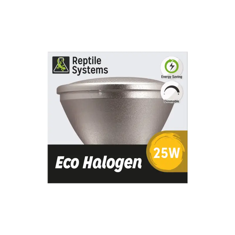 Reptile Systems - Lampe Chauffante Eco Halogen Blanc pour Terrarium - 25W/220V Prix Bas