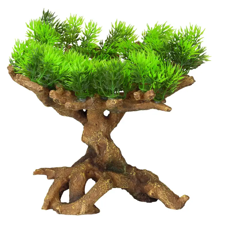 Promotion Saisonnière Aquadella – D&eacute;coration FLORASCAPE 11 M pour Aquarium – 22x19x23,5cm