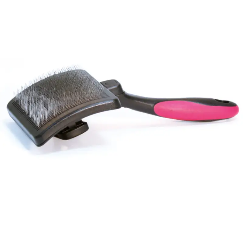 Quantité Limitée Croci - Brosse Carder Vanity Autonettoyante pour Chiens - L