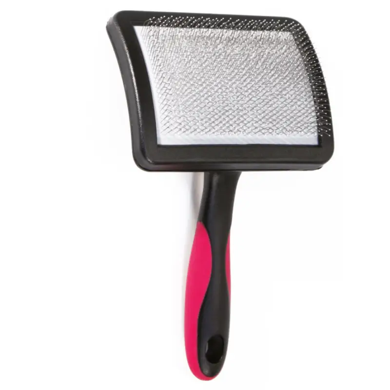Croci - Brosse Double Carder Vanity Poils Long Plastique pour Chiens - XL Quantité Limitée