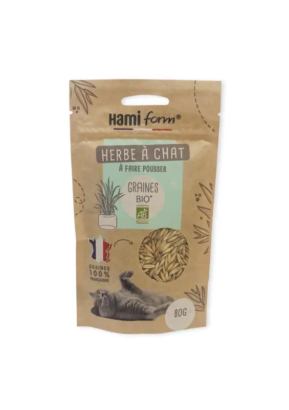 Hamiform - Herbe à Chat Graines Bio - 80g Offre Exclusive