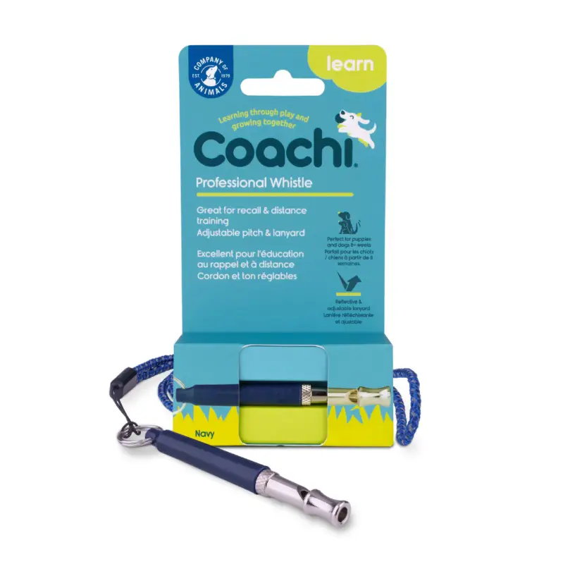 Coachi – Sifflet Professionnel Dressage pour Chiens – Bleu Prix Choc