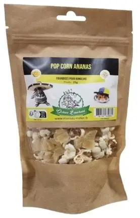 Acheter En Ligne Octave Bauchant – Friandises Pop-corn Ananas Rongeurs – 25g