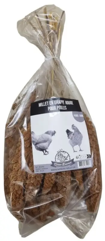 Prix Cassé Octave Bauchant - Millet Rouge en Grappes pour Poules - 500g