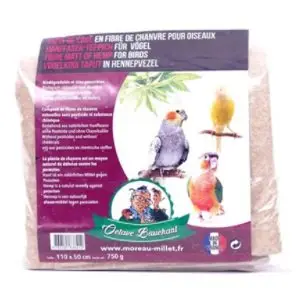 Promotion Saisonnière Octave Bauchant – Tapis de Chanvre Oiseaux – 110x50cm