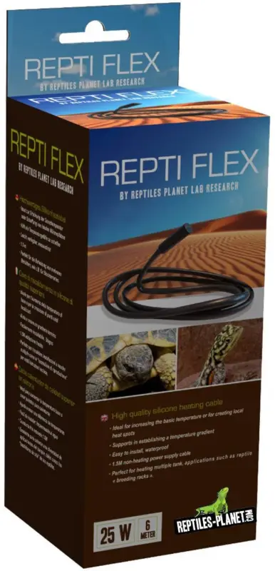 Reptiles Planet - Cordon Chauffant Repti Flex - 25W/6m Diam 7mm Prix Réduit