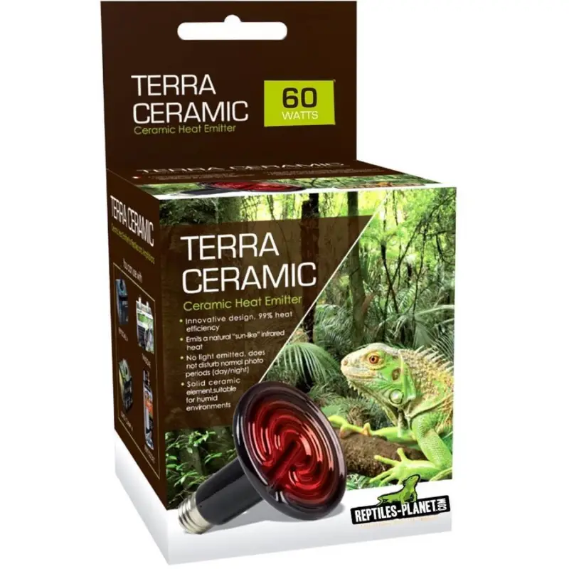 Reptiles Planet - Ampoule Céramique Chauffante pour TerrariumTerra Ceramic - 60W Jusqu'à Épuisement Des Stocks