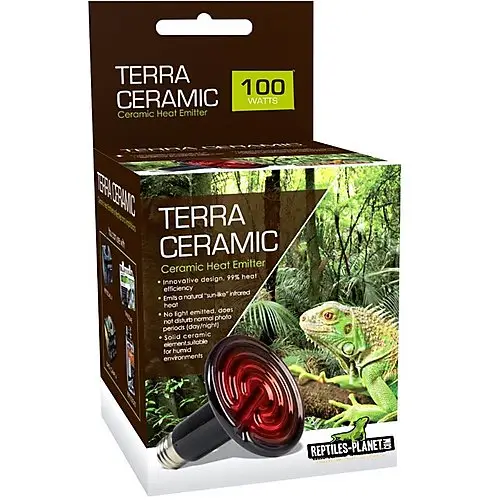 Reptiles Planet – Ampoule C&eacute;ramique Chauffante pour TerrariumTerra Ceramic – 100W Commander Vite