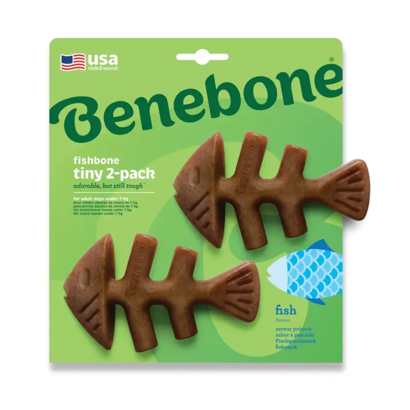 Livraison Express Benebone - Jouet Tiny Pack Fishbone - X2