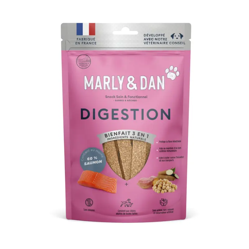 Meilleure Vente Marly & Dan – Barres &agrave; M&acirc;cher Digestion – 80g