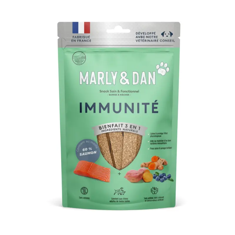 Marly & Dan - Barres à Mâcher Energie - 80g Paiement Sécurisé
