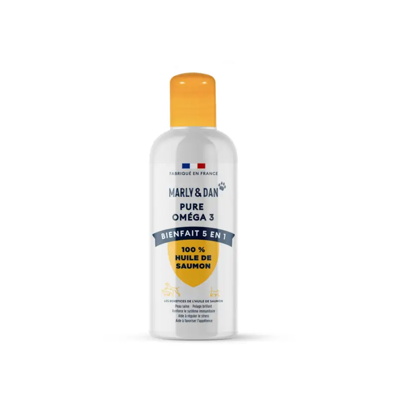 Commande En Gros Marly & Dan - Huile de Saumon pour Chiens et Chats - 100ml