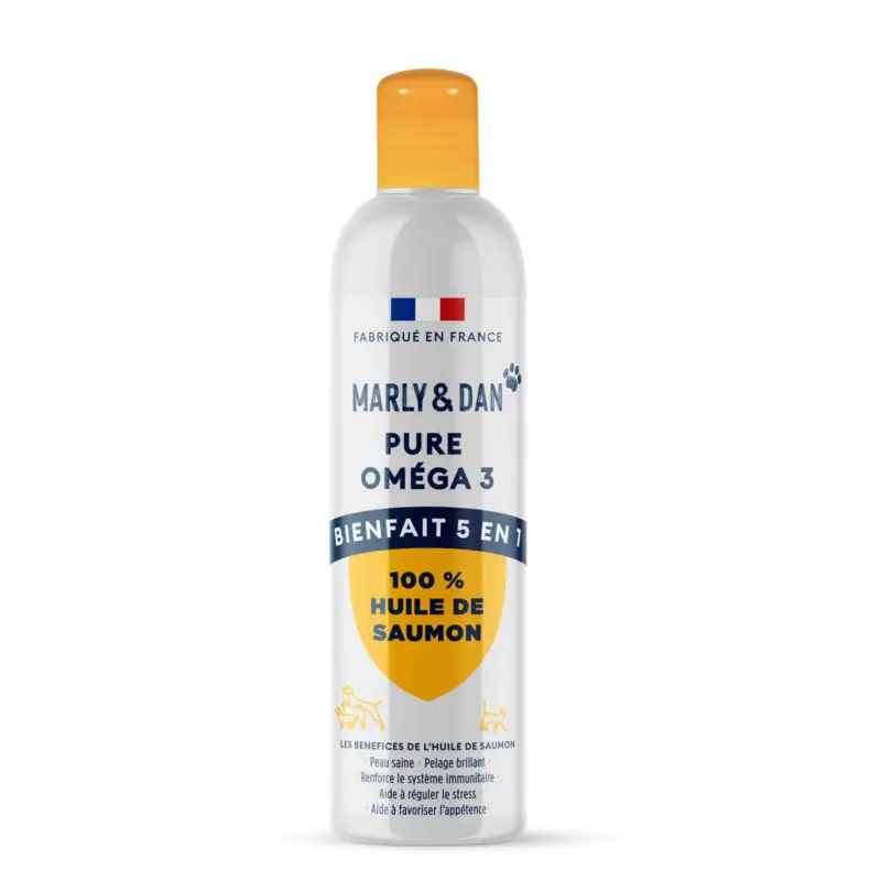 Bon Marché Marly & Dan – Huile de Saumon pour Chiens et Chats – 250ml