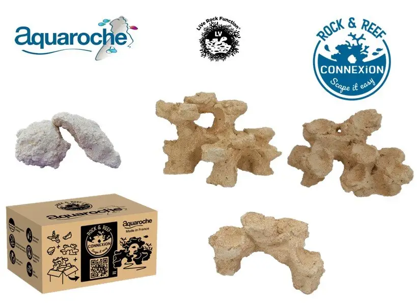 Soldes Aquaroche - Déco Rock & Reef Kit 6 (236) pour Aquarium