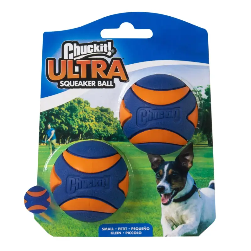 ChuckIt! – Pack 2 Balles Ultra Squeaker Ball pour Chiens – S Réduction