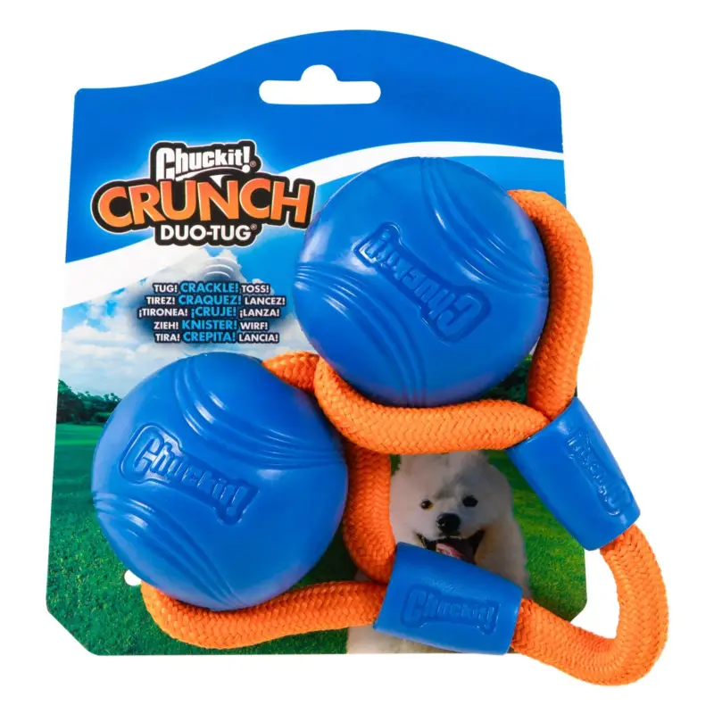 ChuckIt! - Jouet Crunch Ball Duo-Tug pour Chiens Top Vente