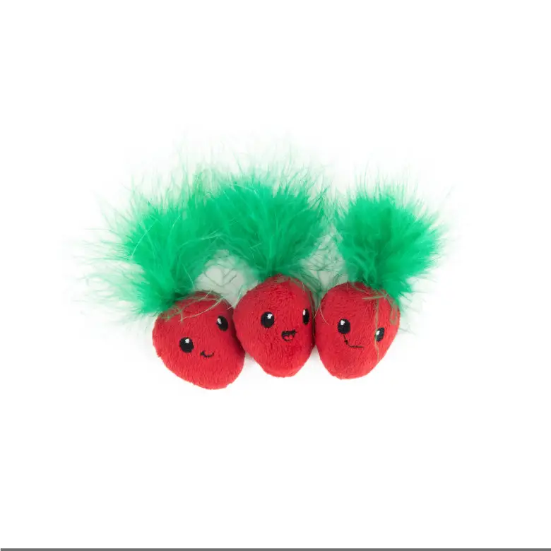 Outward Hound – Lot de 3 Jouets Straw-Babies pour Chats Achat Immédiat