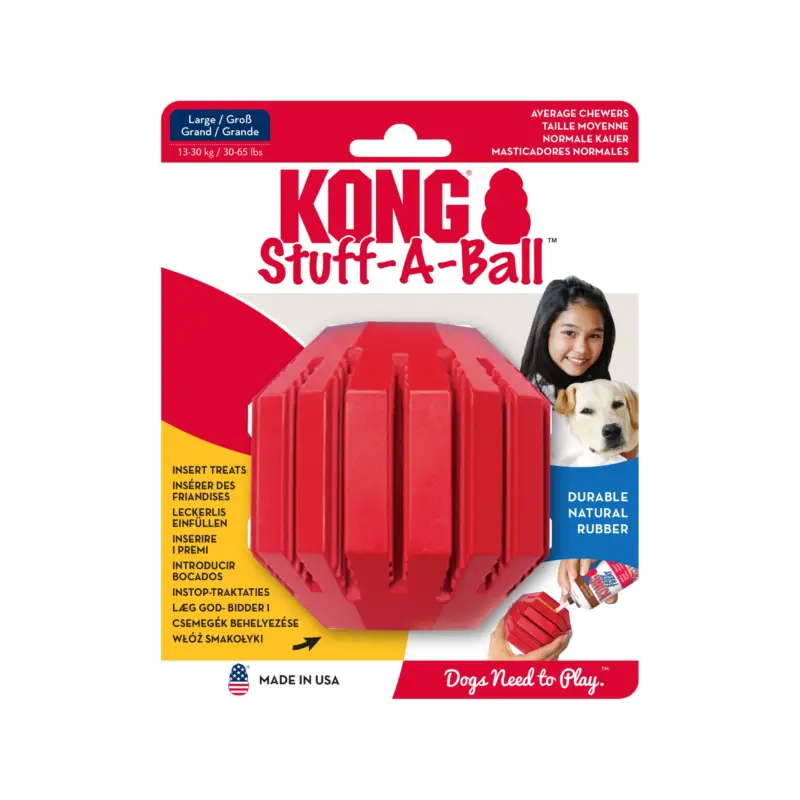 Offre Exclusive KONG – Balle Stuff-A-Ball pour Chiens – L