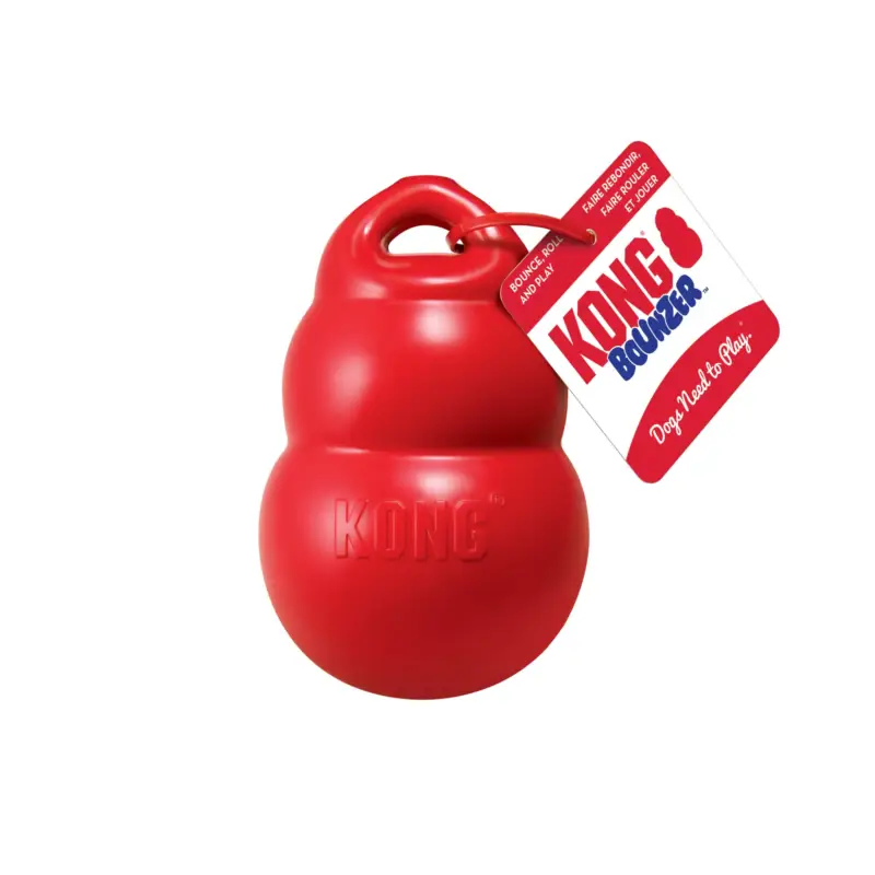 Réduction KONG - Jouet Bounzer Rouge pour Chiens