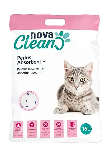 Nova Clean – Liti&egrave;re Silice pour Chats Paiement Sécurisé