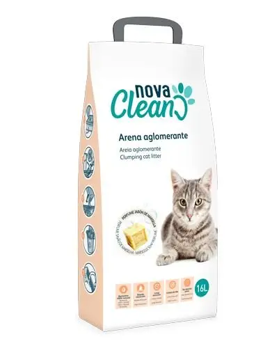 Petit Prix Nova Clean - Litière Agglomérante Parfumée au Savon de Marseille