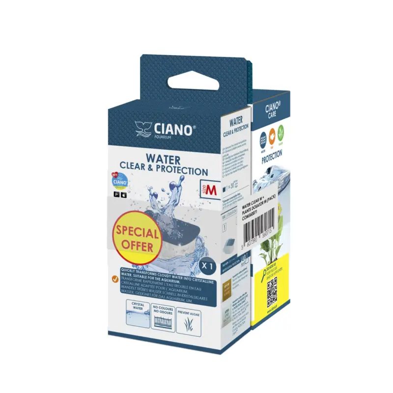 Dernier Modèle Ciano – Pack Cartouche Water Clear & Protection pour Aquarium – M