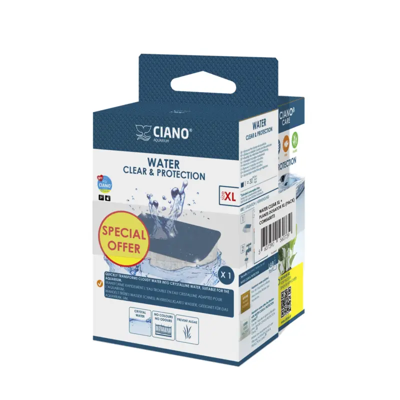 Expédié Aujourd'hui Ciano - Pack Cartouche Water Clear & Protection pour Aquarium - XL