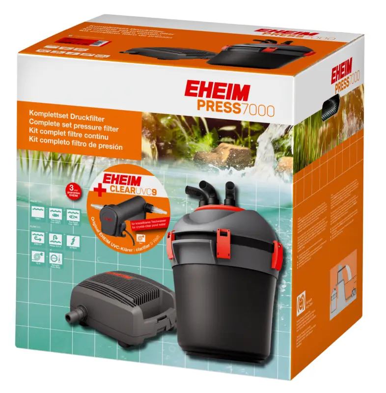 Eheim - Kit Complet Press7000 avec UV CLEARUVC 9Watts Offre Du Jour