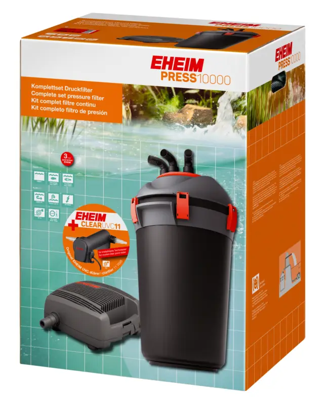 Eheim – Kit Complet Press10000 avec UV CLEARUVC 11Watts Expédition Rapide