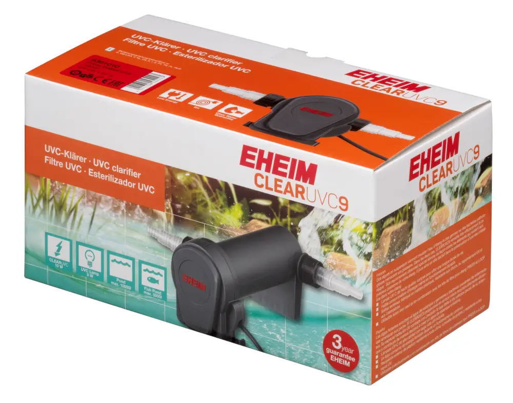 Eheim - Stérilisateur UV CLEARUVC pour Bassin - 9W Jusqu'à Épuisement Des Stocks