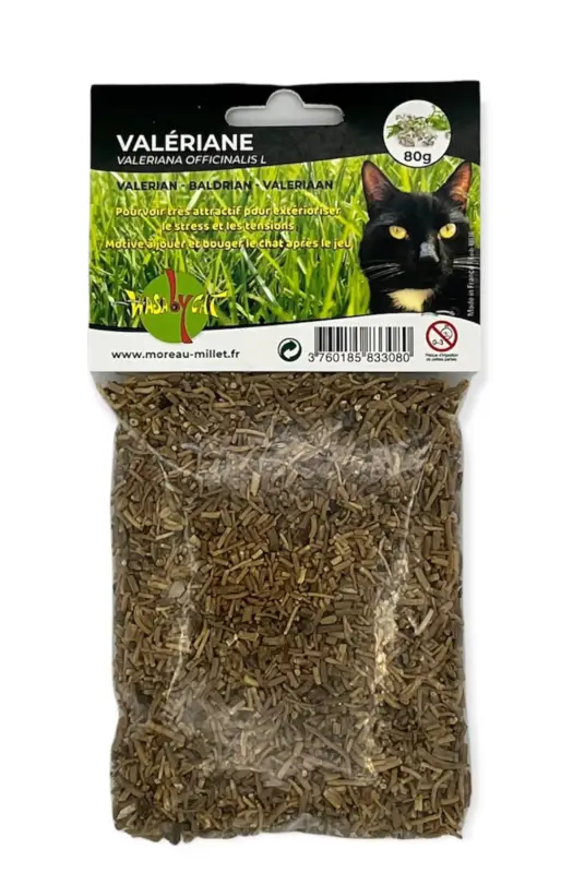 Commander Vite WasaByCat - Valériane Séchée pour Chats - 80g