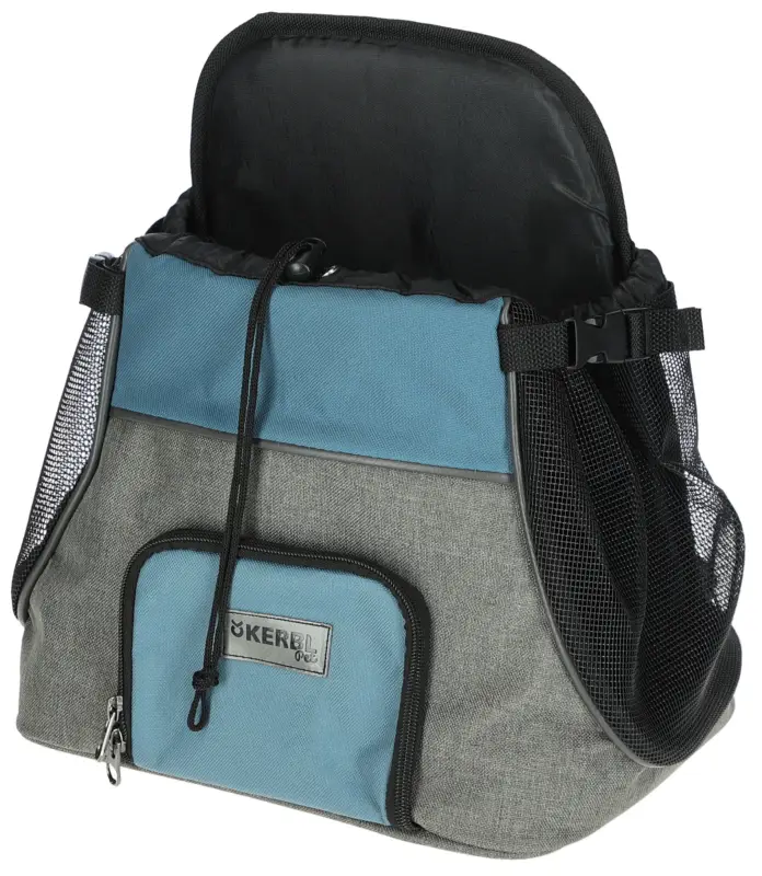 Kerbl - Sac Transport Avant Vacation gris/bleu - 31 x 24 x 38 cm Acheter En Ligne