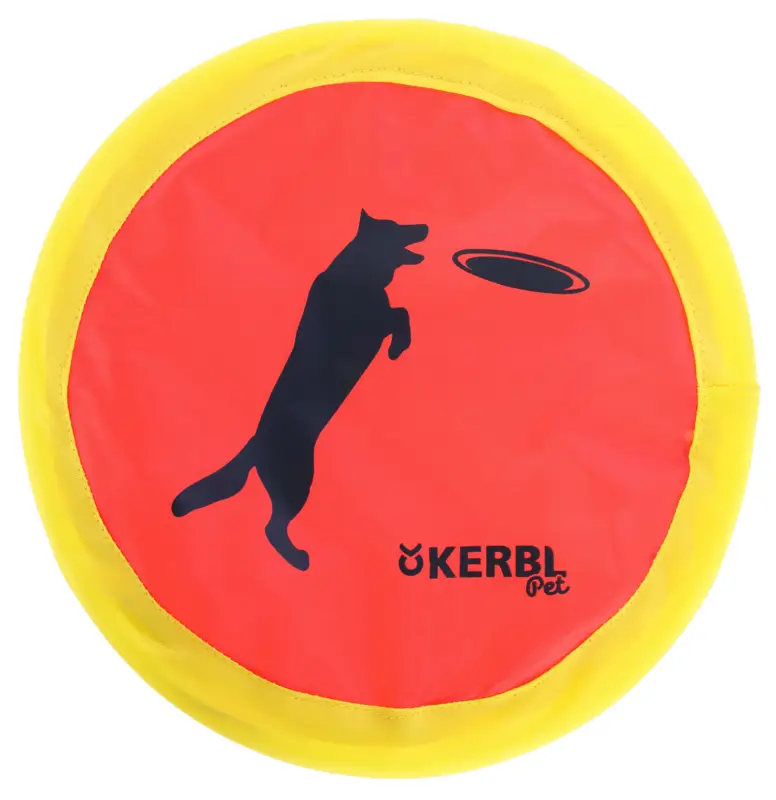Commander Maintenant KERBL – FRISBEE NYLON ROUGE/JAUNE – &Oslash;24CM