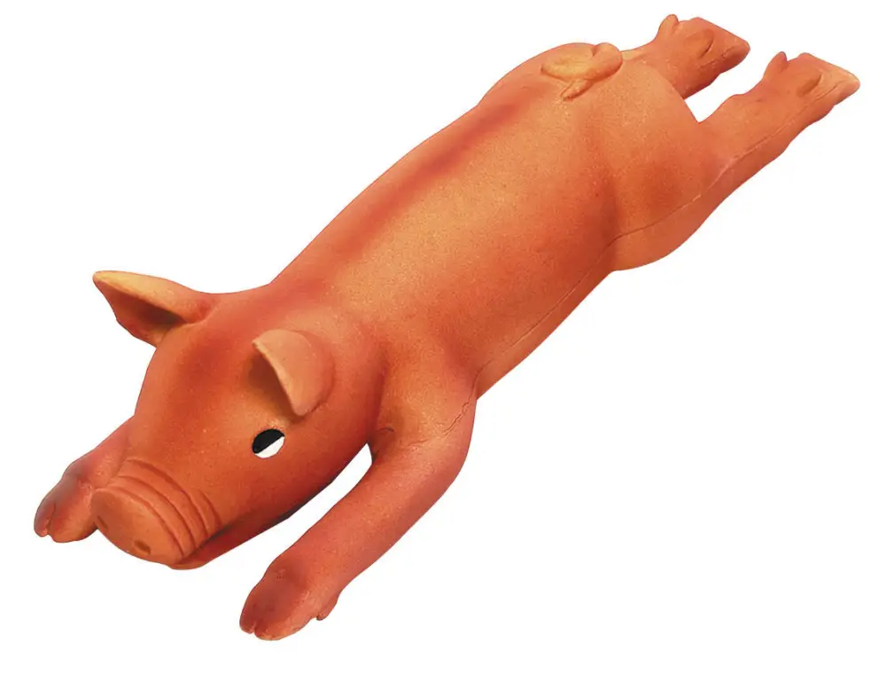 Satisfait Ou Remboursé KERBL - JOUET PORCELET ROSE LATEX - 23CM
