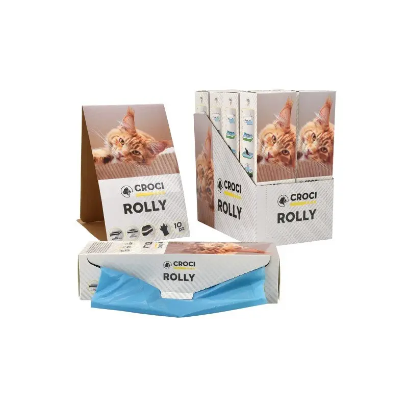 Dernier Modèle Croci - Sac à Litière Rolly Universel pour Chats - x10