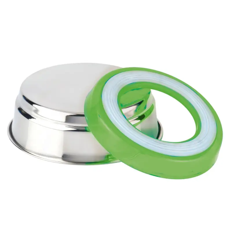 Bon Plan Croci - Bol en Acier Fluo Vert pour Chats