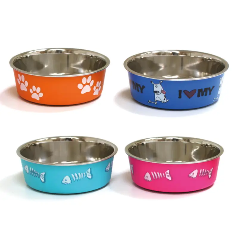 Offre Limitée Croci – Bol Acier Roxy pour Chiens – 450ml