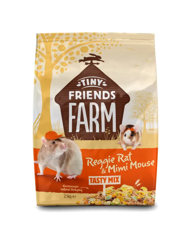 Offre Du Jour Tiny Friends Farm - Aliment complet Rat et Souris Tasty Mix pour Rongeurs