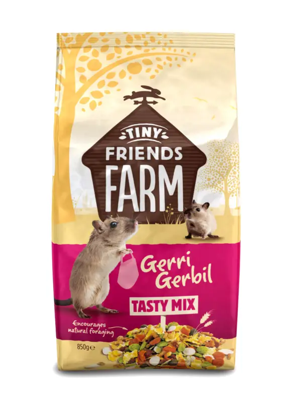 Usine Directe Tiny Friends Farm – Aliment M&eacute;lange Gerbil Tasty Mix – 850g