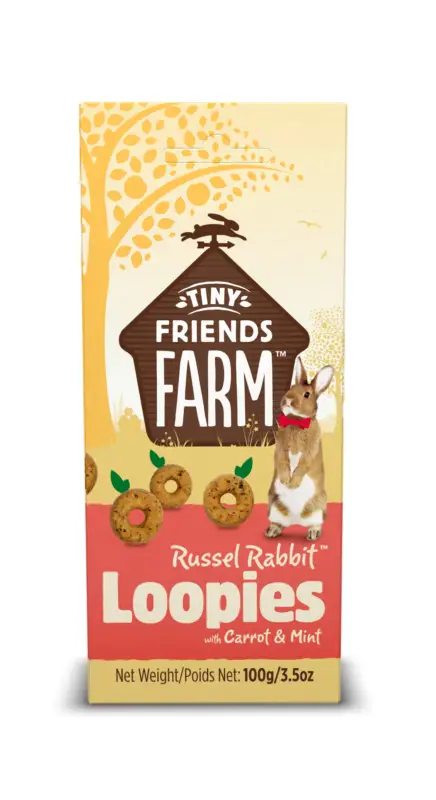 Tiny Friends Farm – Friandises Loopies pour Lapins – 100g Prix Choc