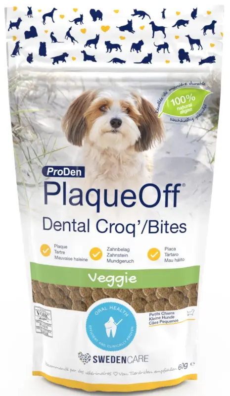 Proden - Plaque Off Friandises Dental Croq'/Bites pour Chiens - 60g Bon Plan