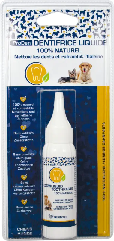 Proden – Dentifrice Liquide 100% Naturel pour Chiens – 25ml Vente Flash